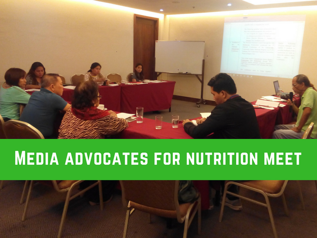 Media advocates for nutrition meet