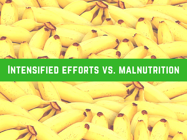 Intensified efforts vs. malnutrition